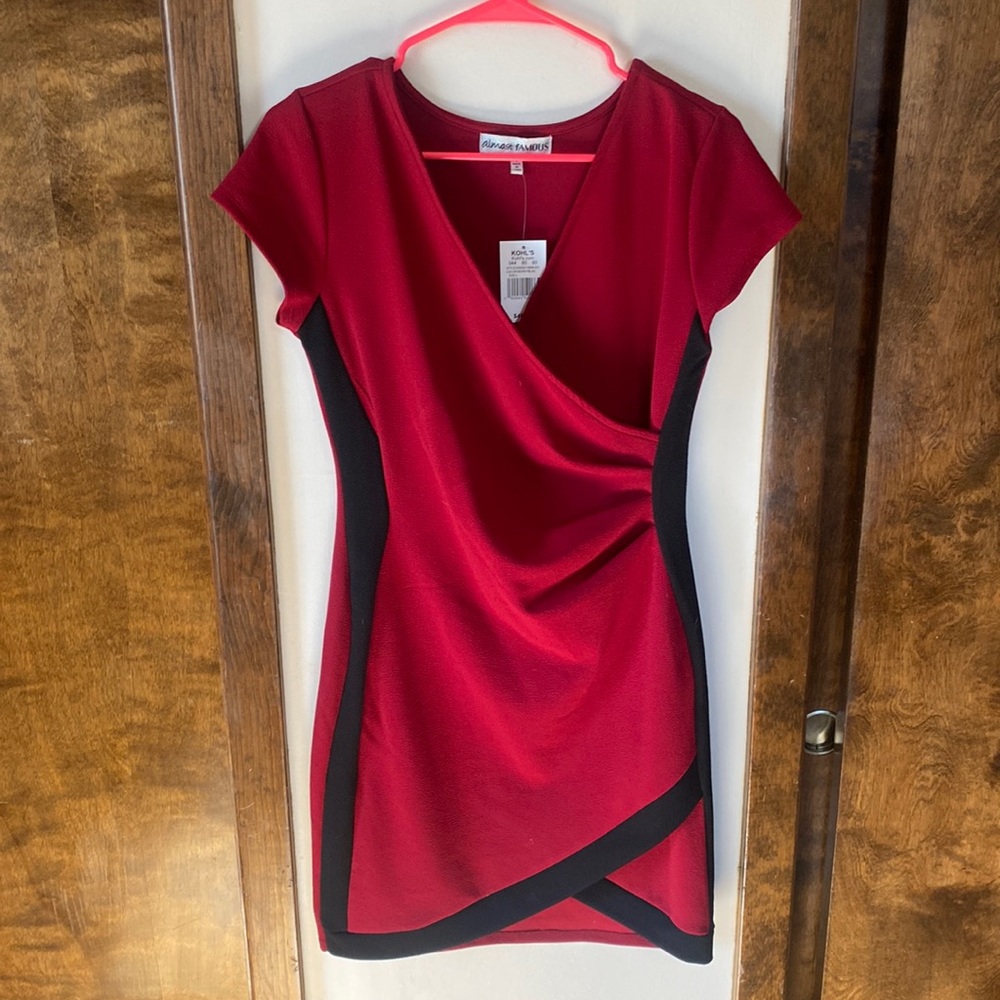 Almost Famou Mini Berry dress